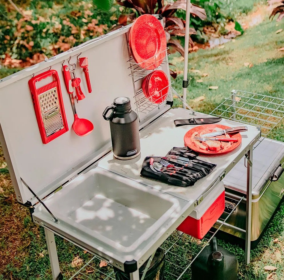 Cozinha Portátil para Camping Pack-Away Deluxe Coleman